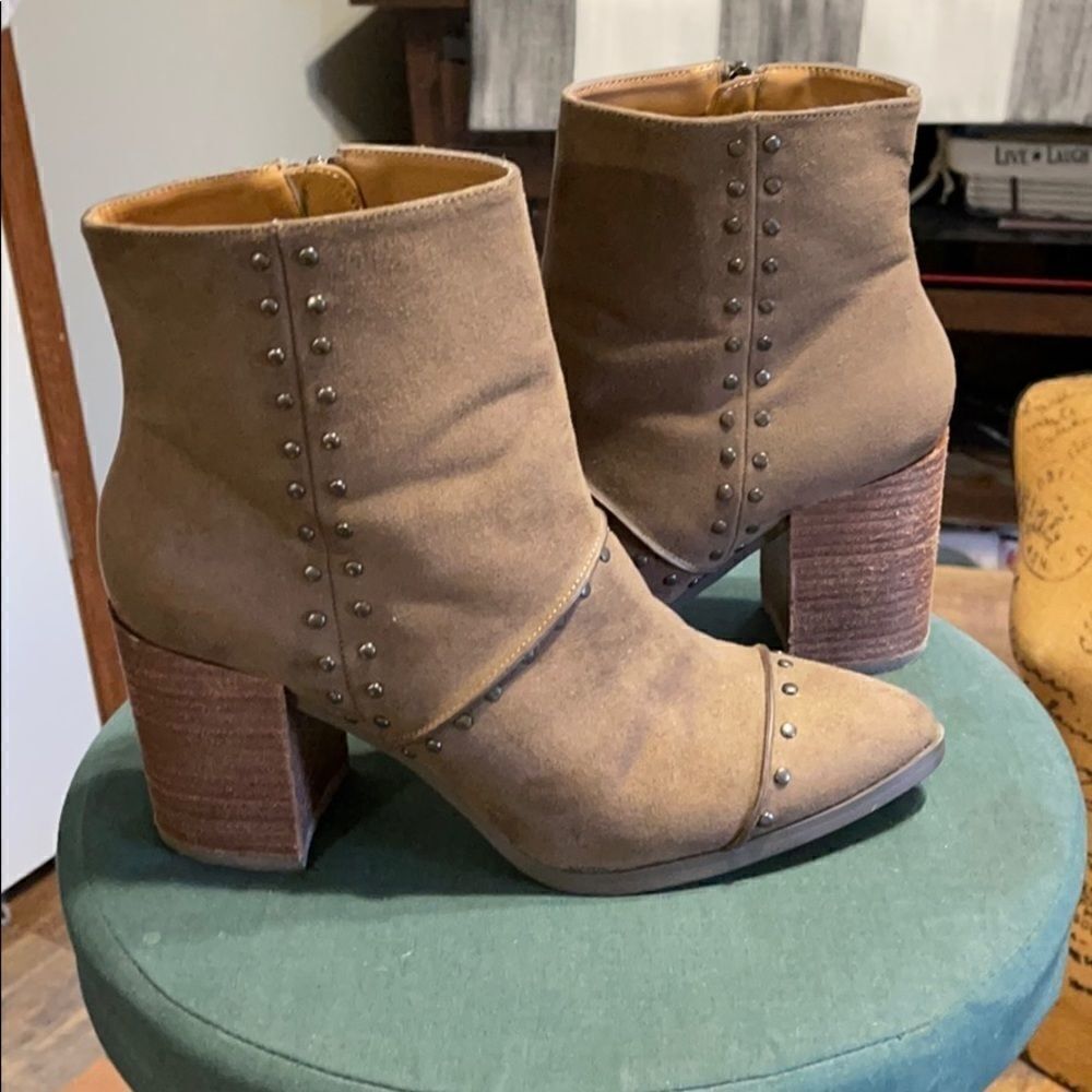 Report Studded Vegan Leather Boots